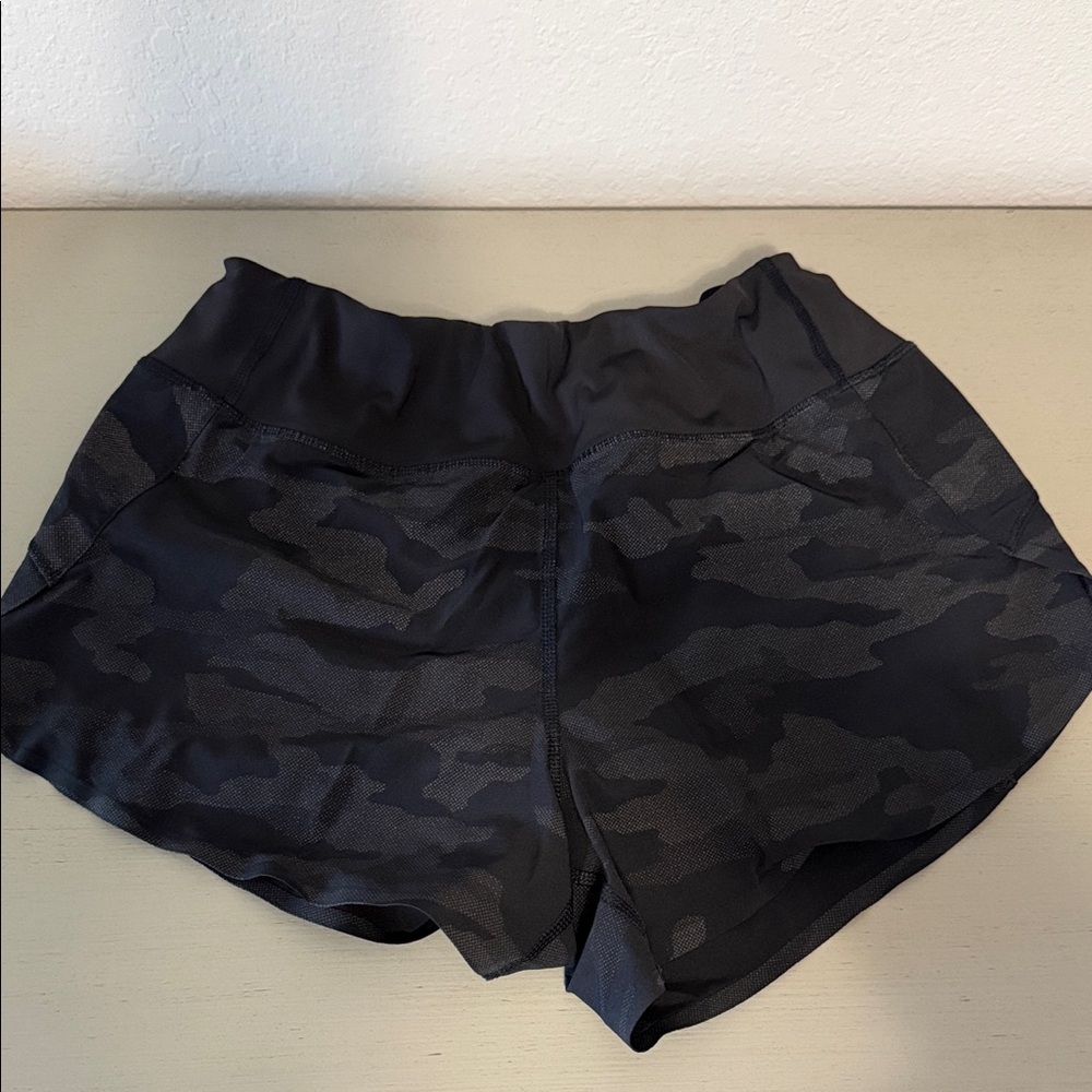 Athleta Black Camo Shorts